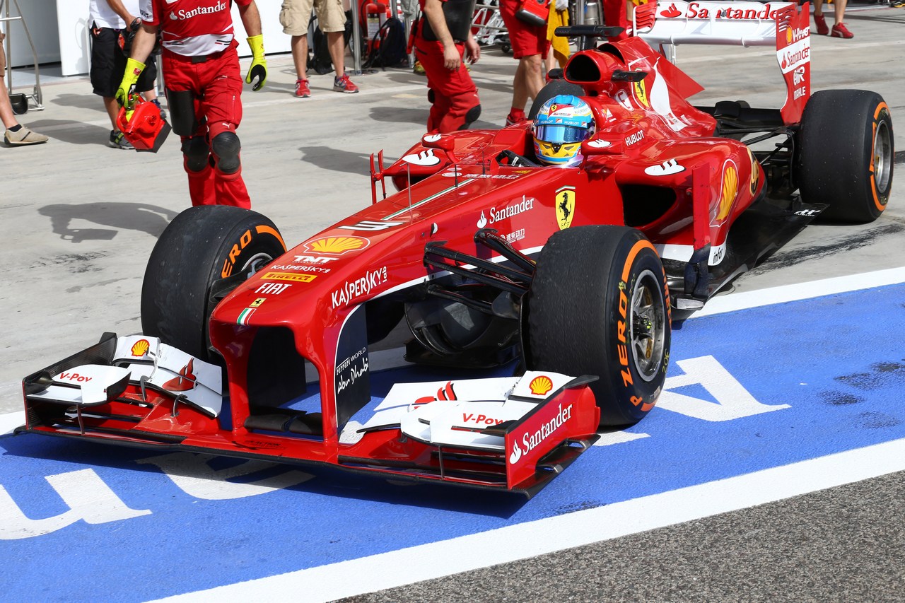 19.04.2013- Free Practice 2, Fernando Alonso (ESP) Scuderia Ferrari F138 