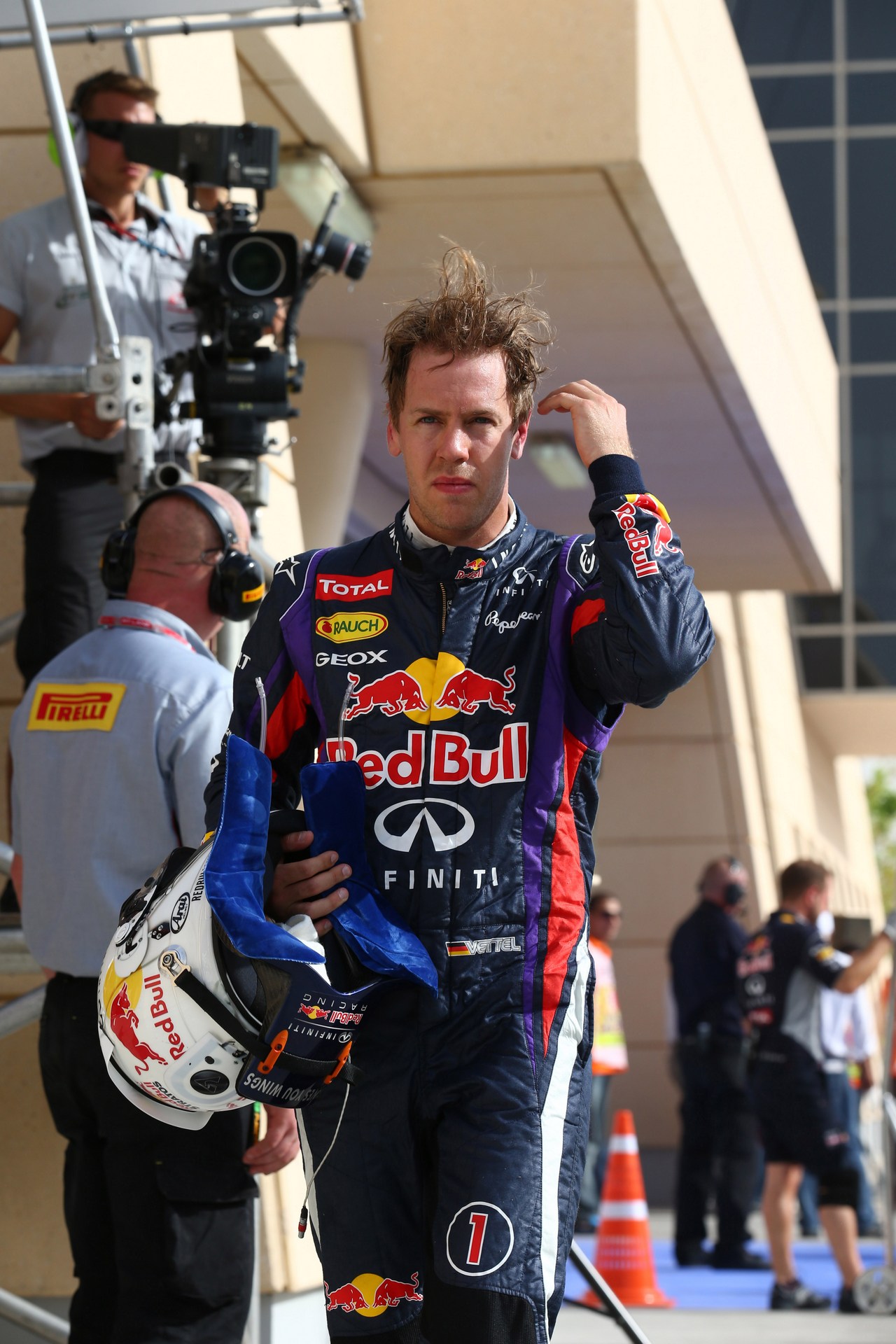 19.04.2013- Free Practice 2, Sebastian Vettel (GER) Red Bull Racing RB9 