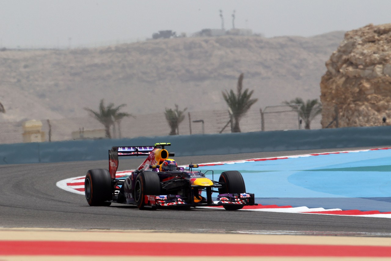 19.04.2013- Free Practice 1, Mark Webber (AUS) Red Bull Racing RB9 