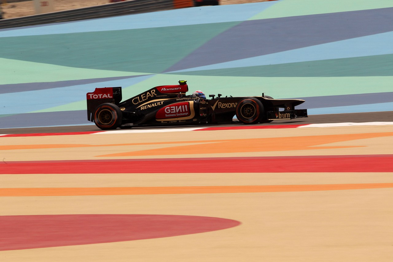 19.04.2013- Free Practice 1, Romain Grosjean (FRA) Lotus F1 Team E21
