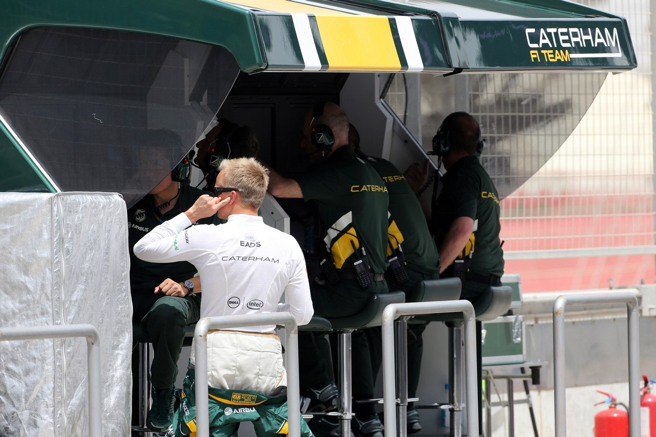 19.04.2013- Free Practice 1, Heikki Kovalainen (FIN) Caterham F1 Team CT03, Test Driver