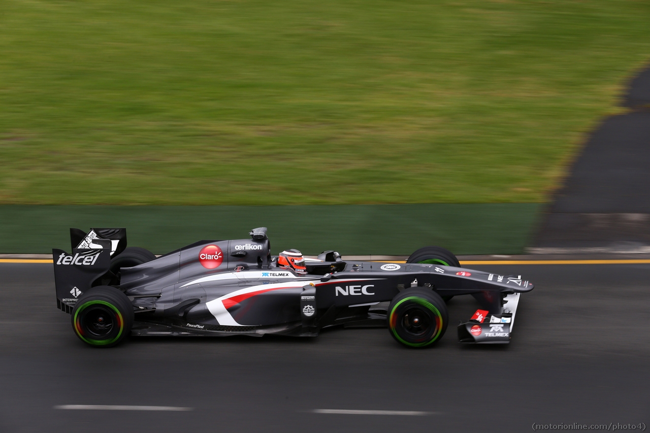 16.03.2013- Free Practice 3, Nico Hulkenberg (GER) Sauber F1 Team C32 