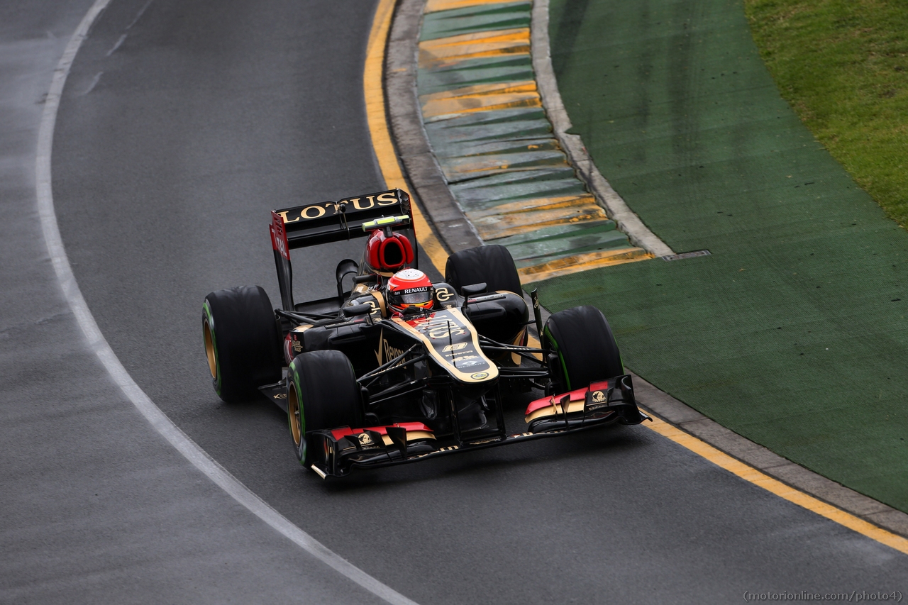 16.03.2013- Free Practice 3, Romain Grosjean (FRA) Lotus F1 Team E21 