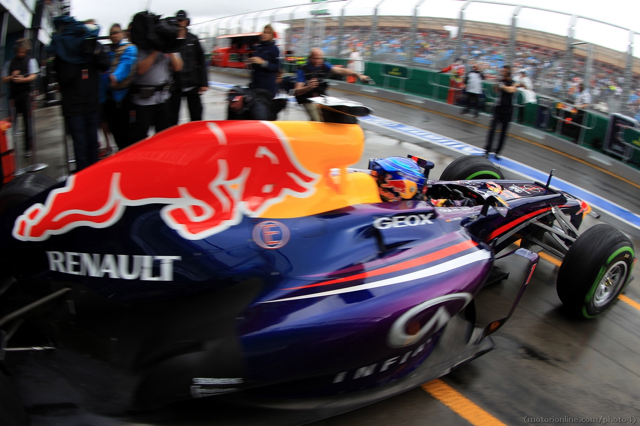 16.03.2013- Free Practice 3, Sebastian Vettel (GER) Red Bull Racing RB9 