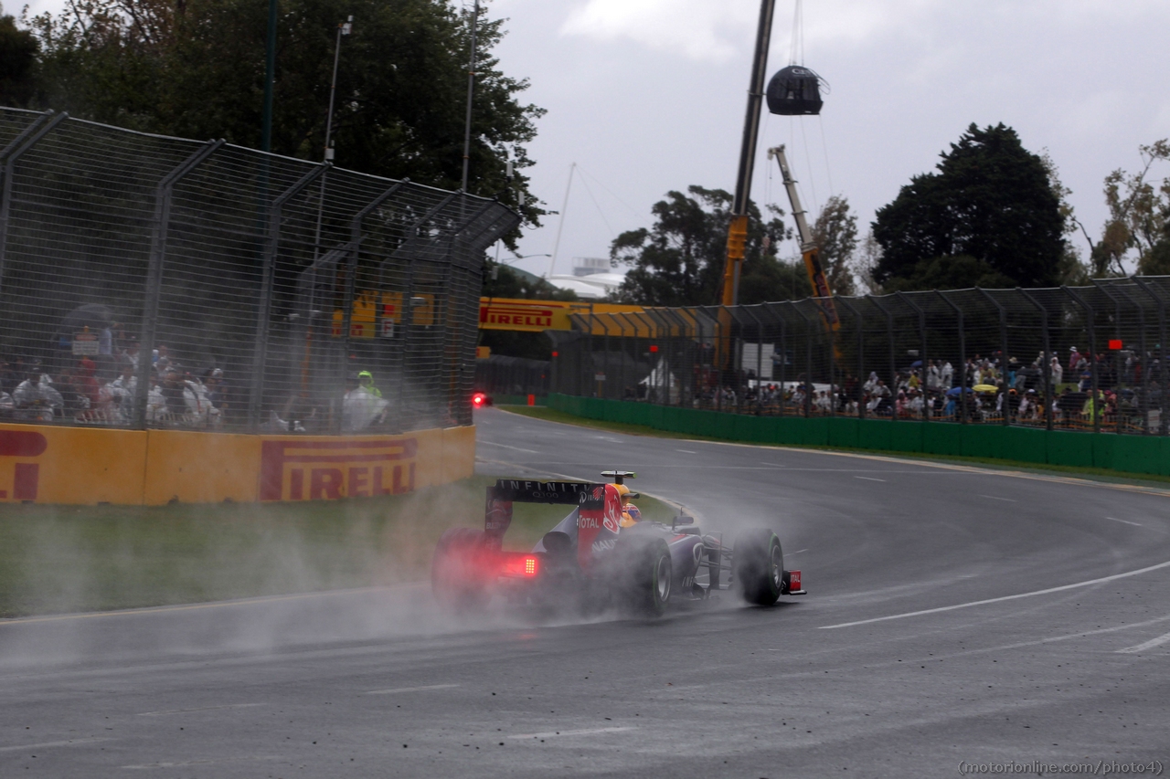 16.03.2013- Qualifying, Mark Webber (AUS) Red Bull Racing RB9 