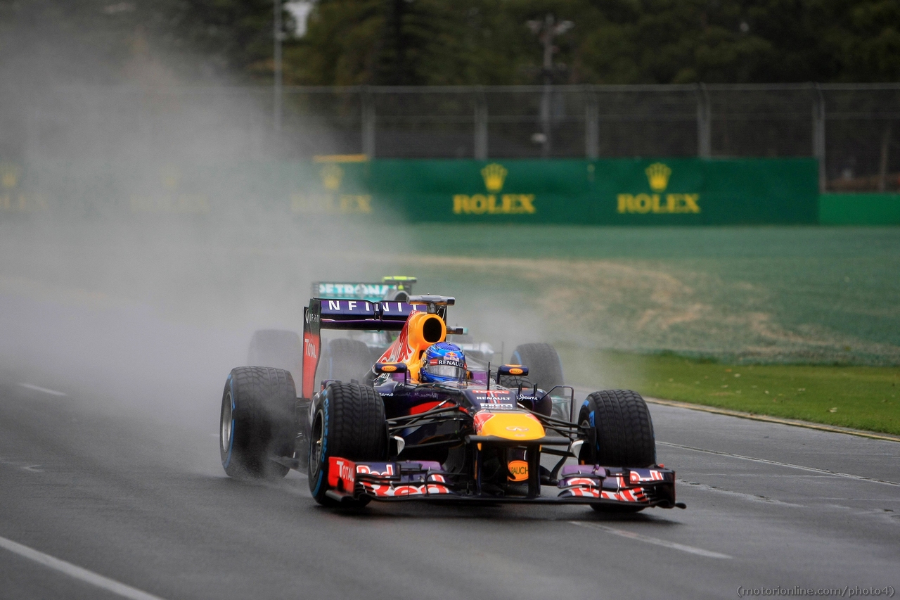 16.03.2013- Qualifying, Sebastian Vettel (GER) Red Bull Racing RB9 