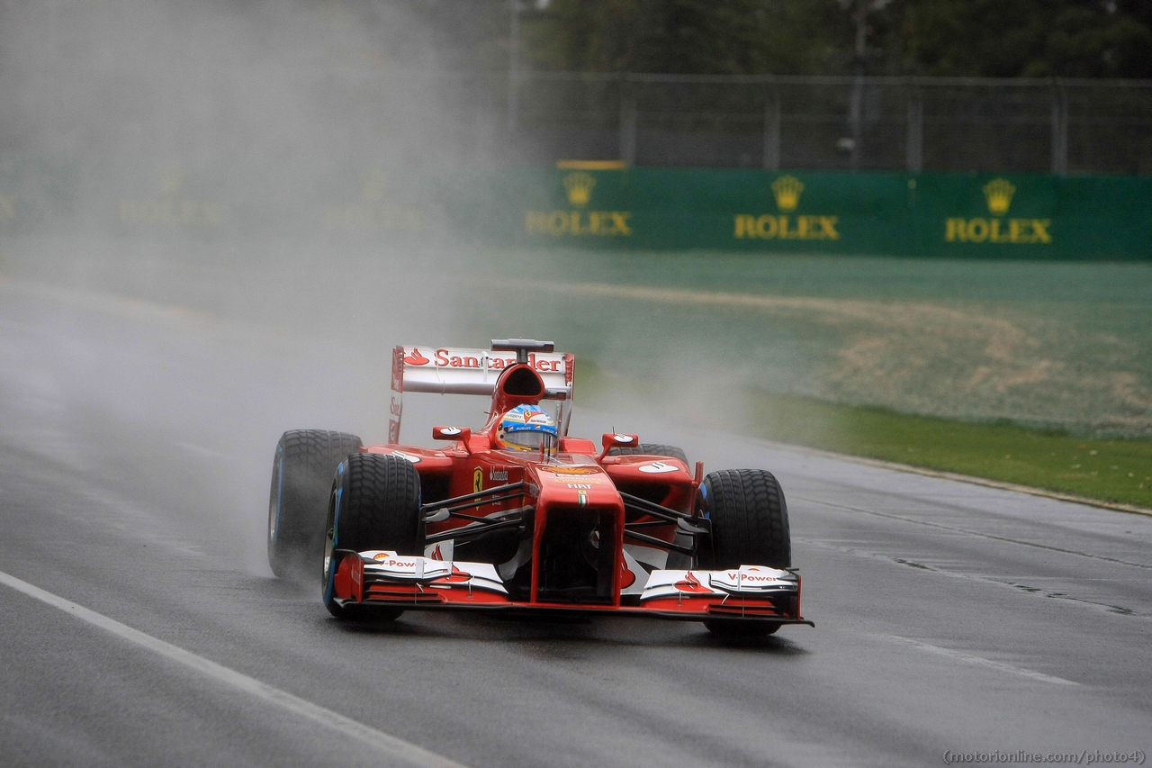 16.03.2013- Qualifying, Fernando Alonso (ESP) Scuderia Ferrari F138 