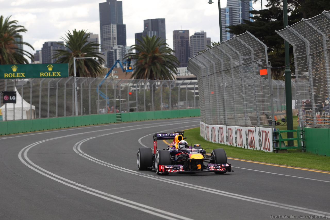 16.03.2013- Free Practice 3, Sebastian Vettel (GER) Red Bull Racing RB9 