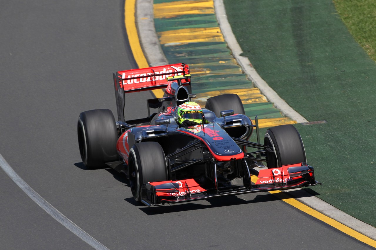15.03.2013- Free Practice 1, Sergio Perez (MEX) McLaren MP4-28 