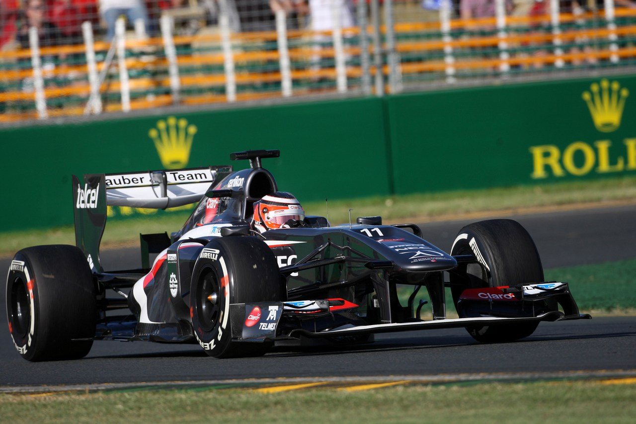 15.03.2013- Free Practice 2, Nico Hulkenberg (GER) Sauber F1 Team C32 