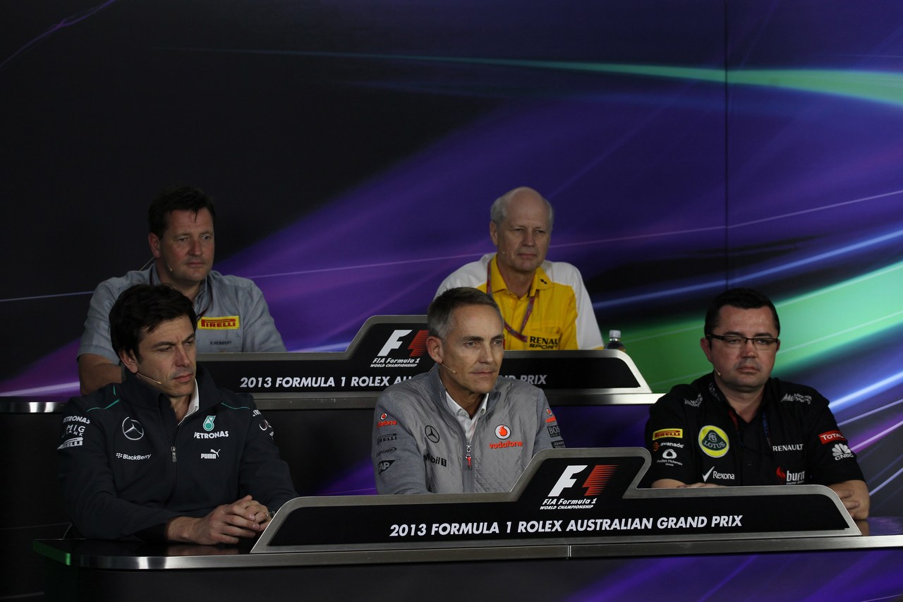 15.03.2013- Press conference, Martin Whitmarsh (GBR), Chief Executive Officer Mclaren 