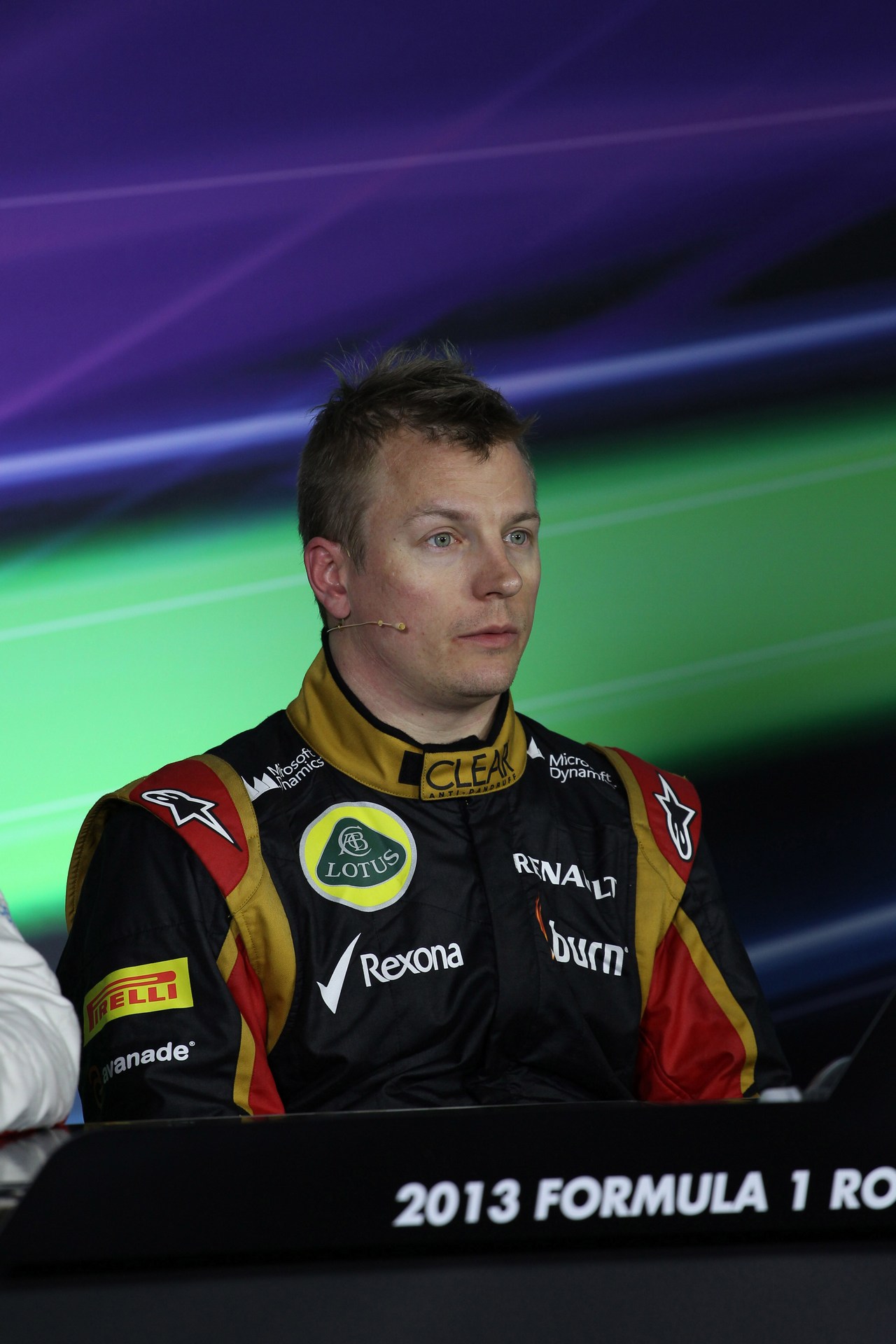 17.03.2013- Race, Press conference, Kimi Raikkonen (FIN) Lotus F1 Team E21 