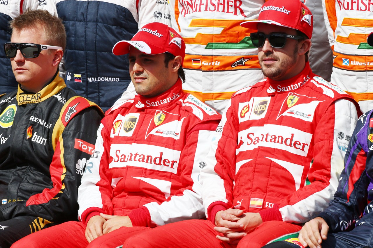 17.03.2013- Felipe Massa (BRA) Scuderia Ferrari F138 and Fernando Alonso (ESP) Scuderia Ferrari F138 