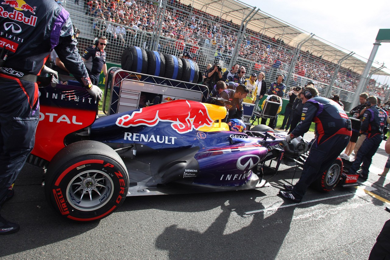 17.03.2013- Race, Sebastian Vettel (GER) Red Bull Racing RB9 