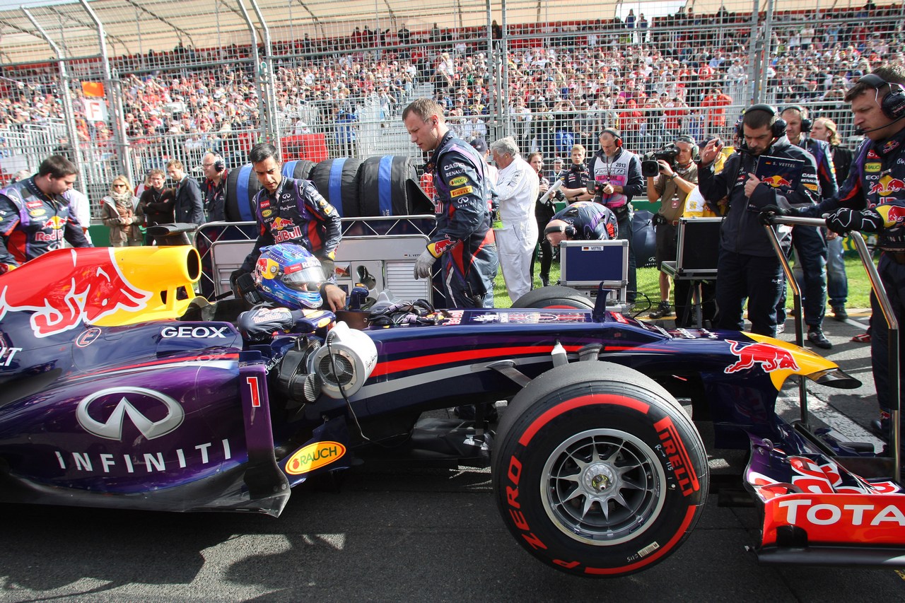 17.03.2013- Race, Sebastian Vettel (GER) Red Bull Racing RB9 