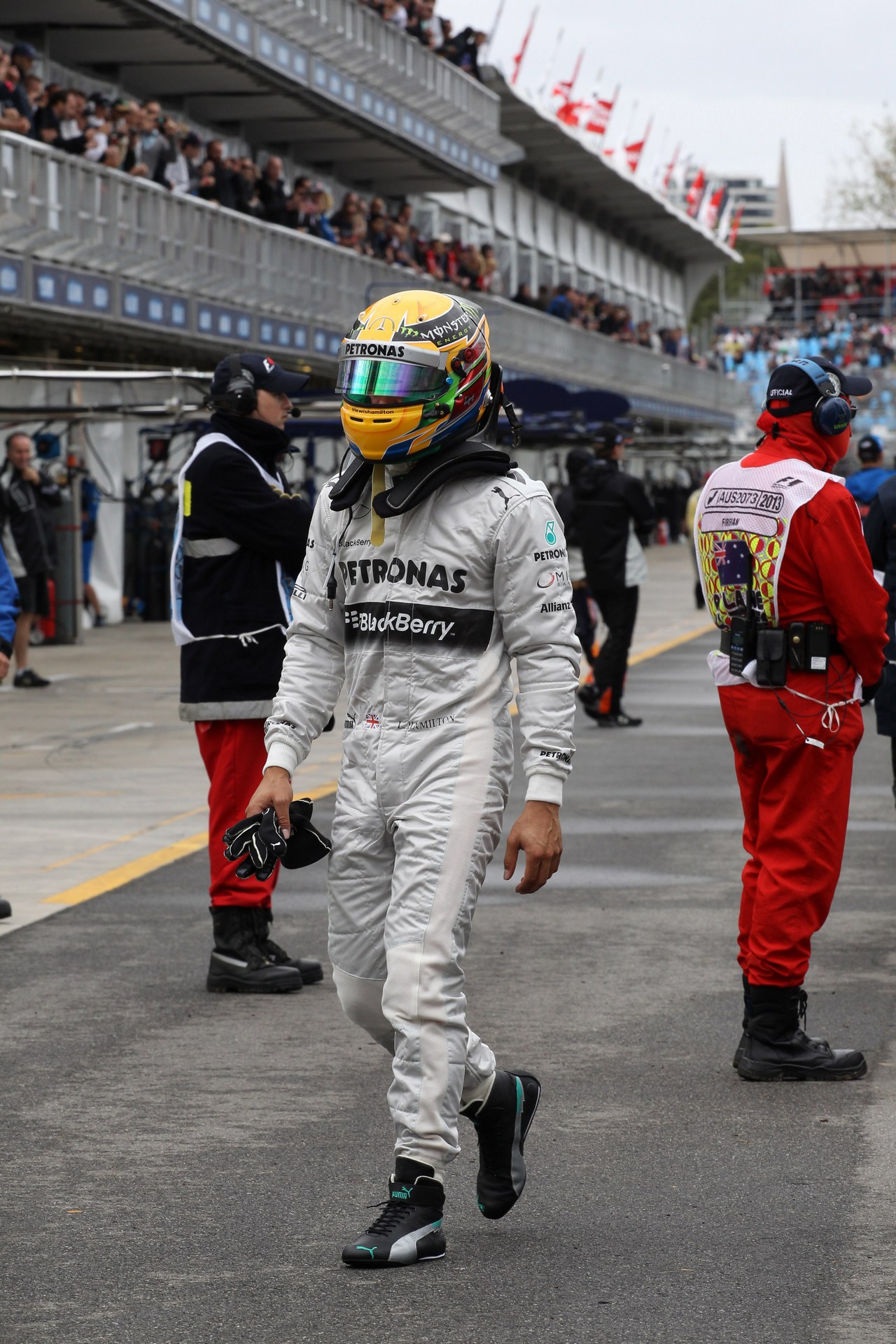 17.03.2013- Qualifying, Lewis Hamilton (GBR) Mercedes AMG F1 W04 