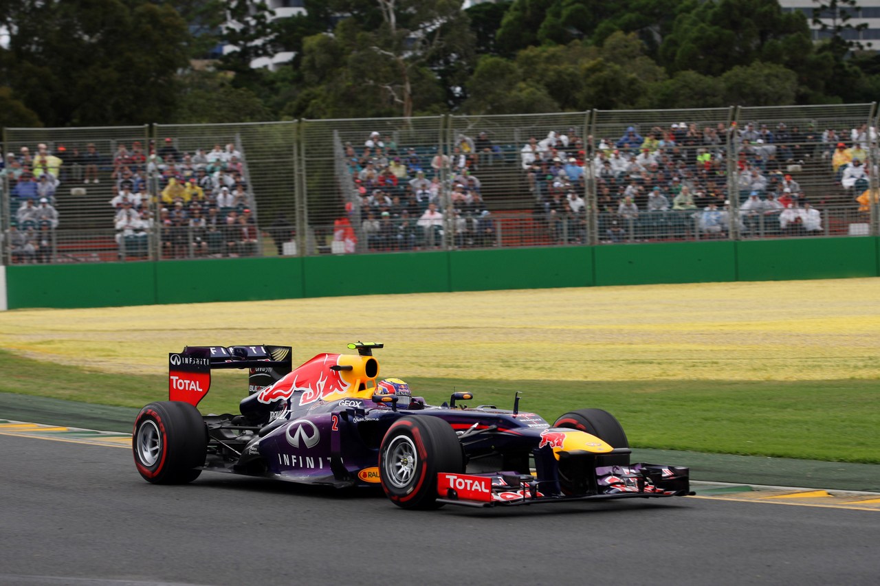 17.03.2013- Qualifying, Mark Webber (AUS) Red Bull Racing RB9 