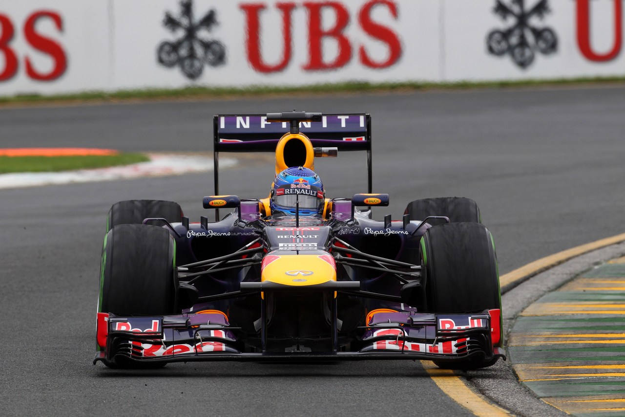 17.03.2013- Qualifying, Sebastian Vettel (GER) Red Bull Racing RB9 