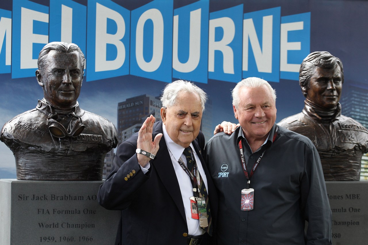 17.03.2013- Jack Brabham and Alan Jones