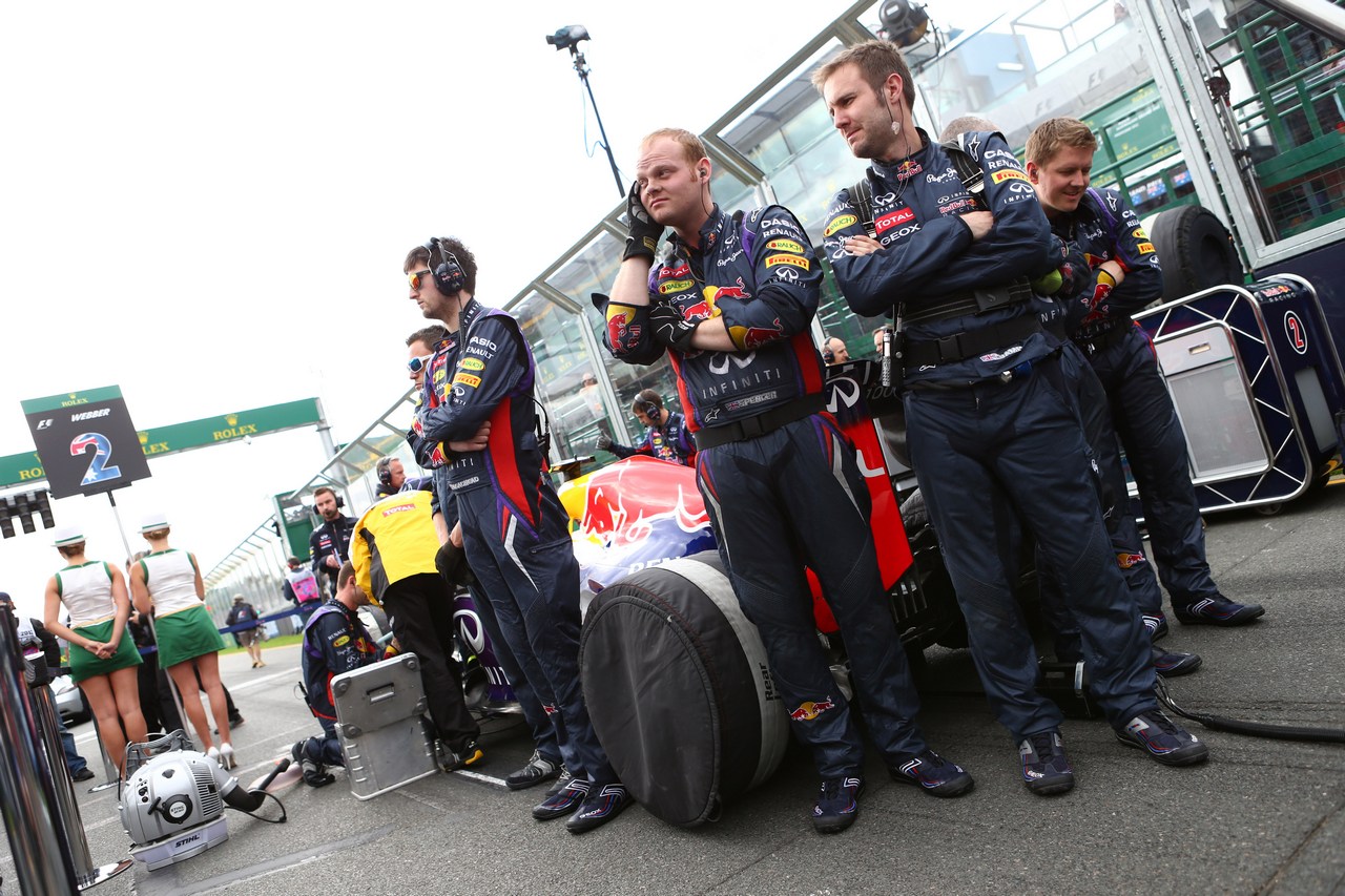 17.03.2013- Race, Mark Webber (AUS) Red Bull Racing RB9 