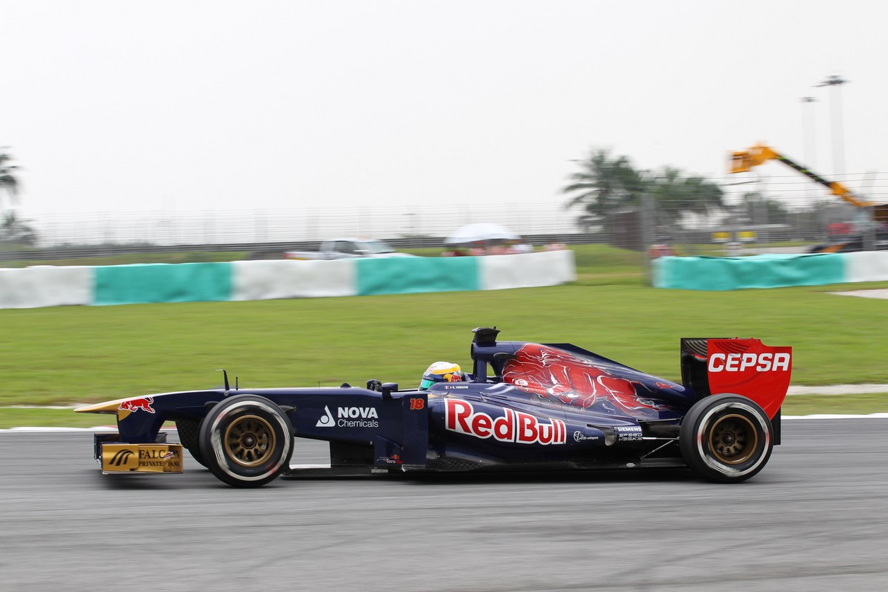 22.03.2013 - free practice 2, Jean-Eric Vergne (FRA) Scuderia Toro Rosso STR8