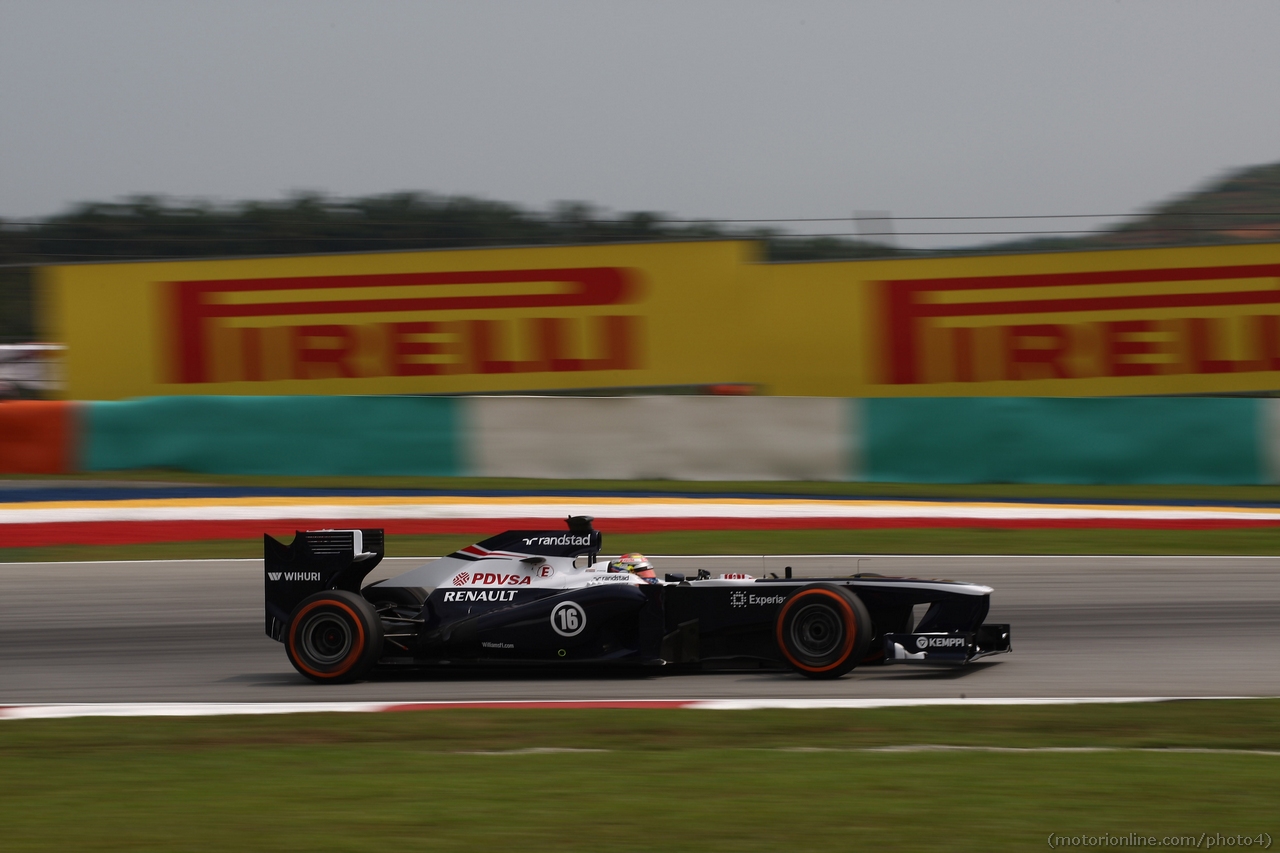 22.03.2013- Free Practice 1, Pastor Maldonado (VEN) Williams F1 Team FW35