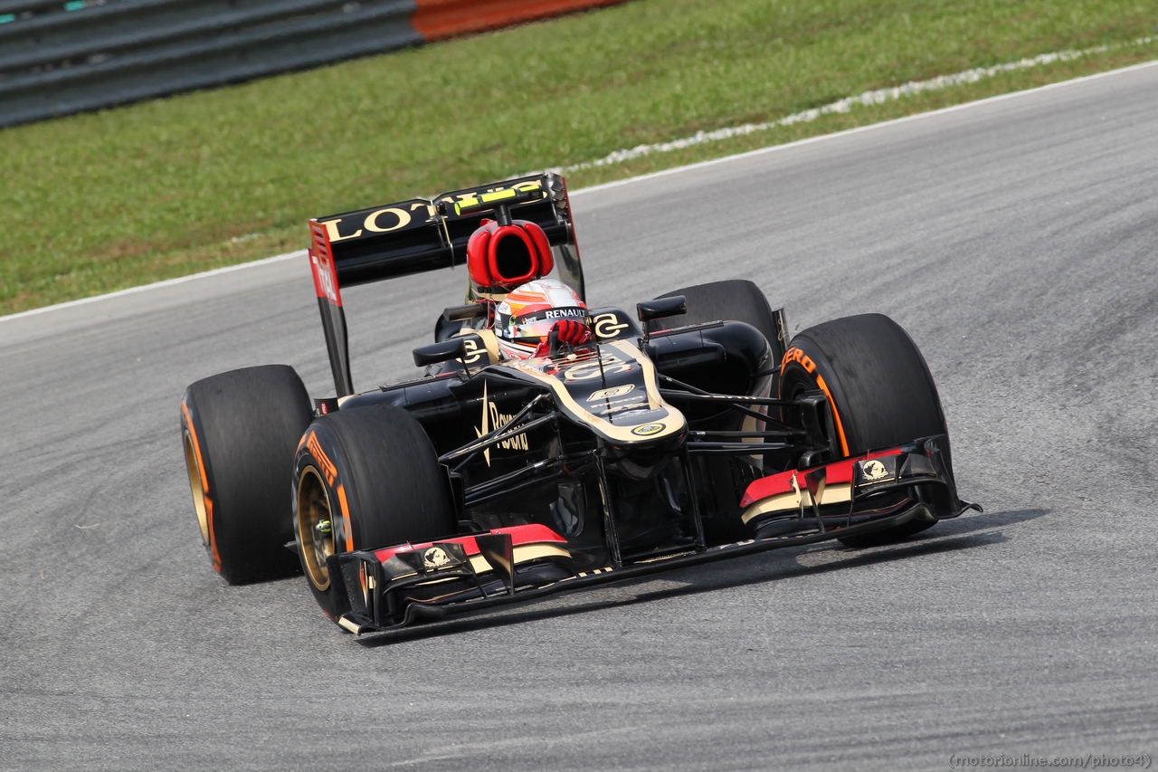 22.03.2013- Free Practice 1, Romain Grosjean (FRA) Lotus F1 Team E213