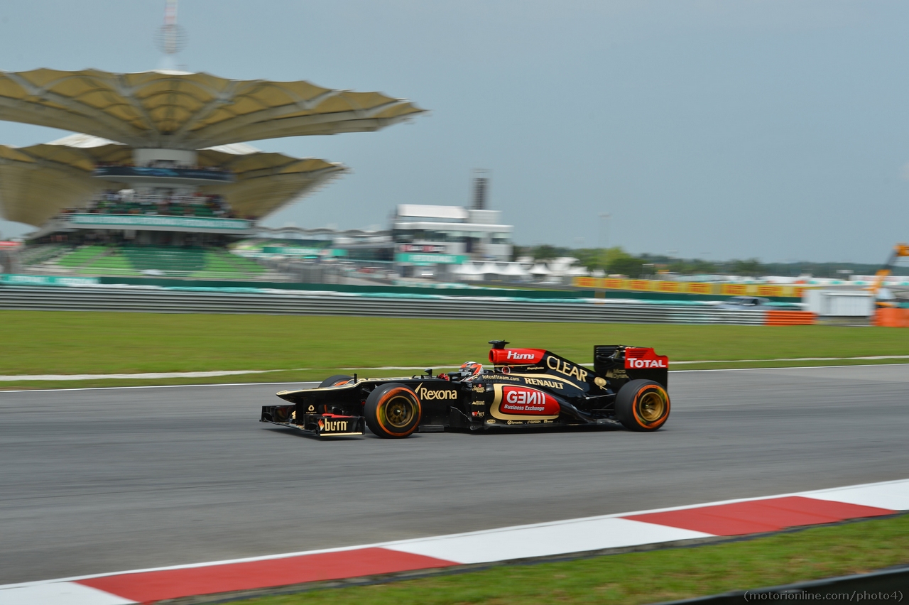 22.03.2013- Free Practice 1, Kimi Raikkonen (FIN) Lotus F1 Team E21
