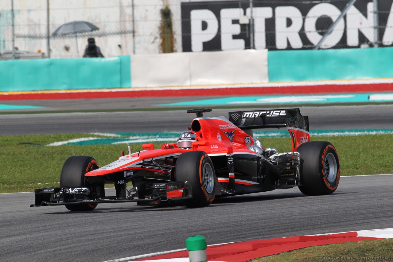 22.03.2013- Free Practice 1, Jules Bianchi (FRA) Marussia F1 Team MR02