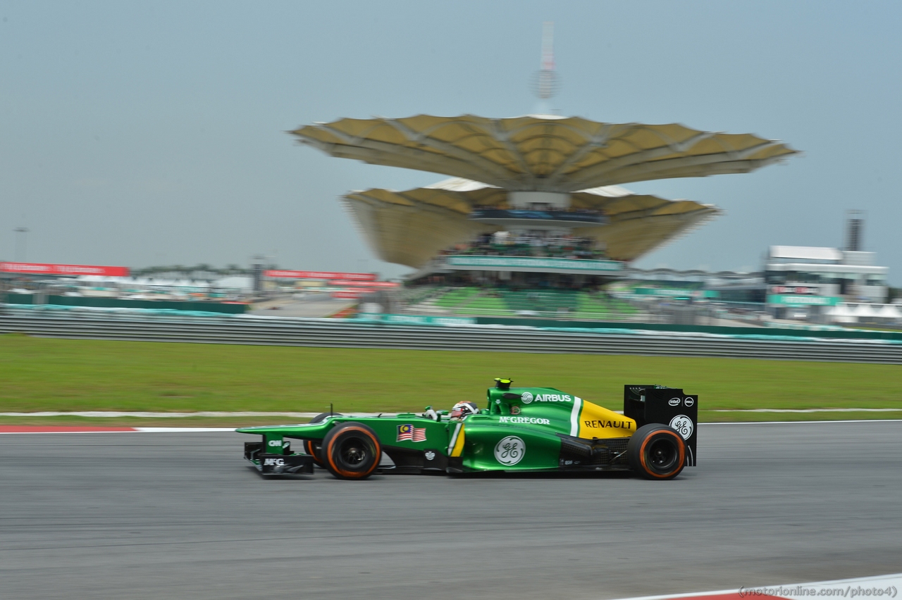 22.03.2013- Free Practice 1, Giedo Van der Garde (NED), Caterham F1 Team CT03