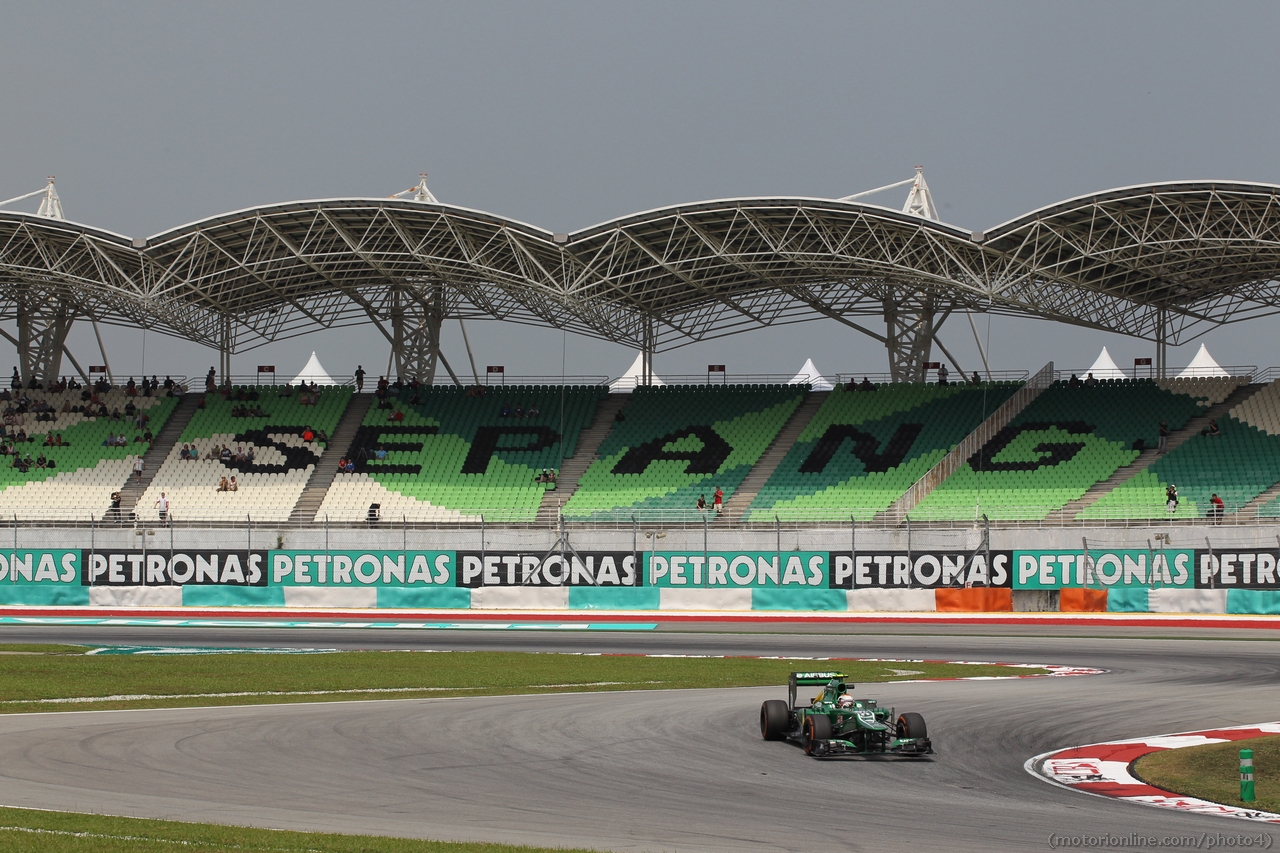 22.03.2013- Free Practice 1, Giedo Van der Garde (NED), Caterham F1 Team CT03