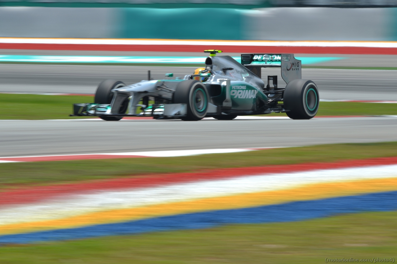 23.03.2013, Free practice 3, Lewis Hamilton (GBR) Mercedes AMG F1 W04