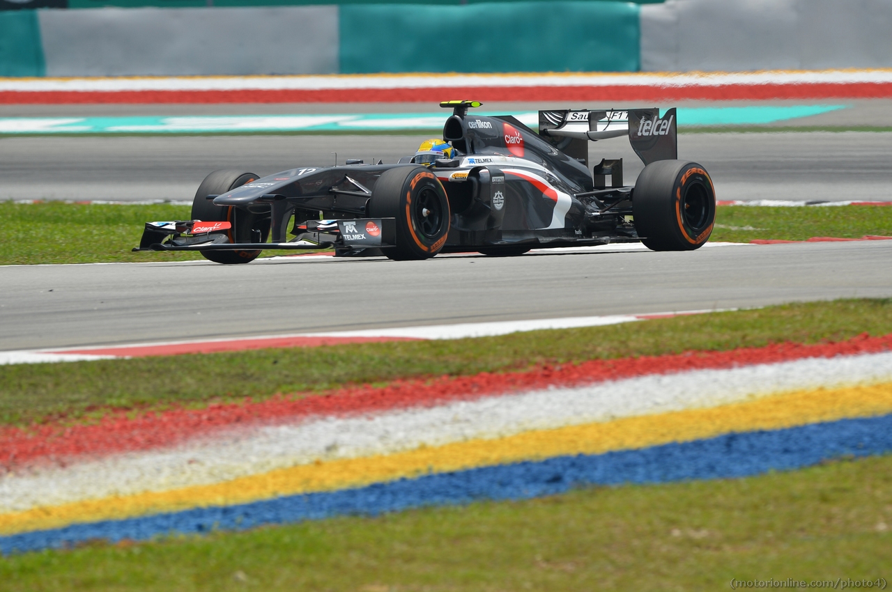 23.03.2013, Free practice 3, Esteban Gutierrez (MEX), Sauber F1 Team C32 