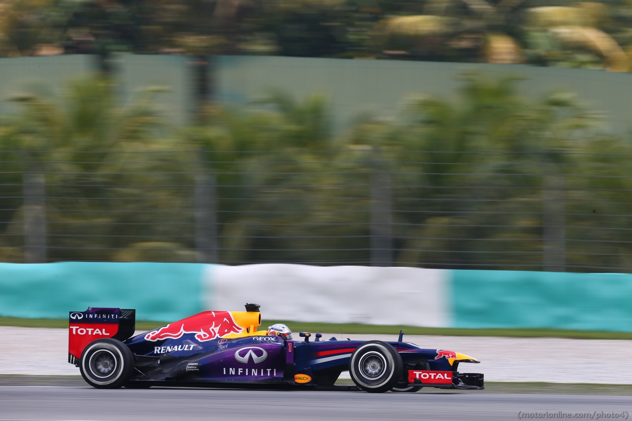 23.03.2013 - Free practice 3, Sebastian Vettel (GER) Red Bull Racing RB9