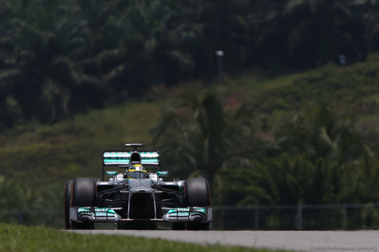 23.03.2013 - Free practice 3, Nico Rosberg (GER) Mercedes AMG F1 W04