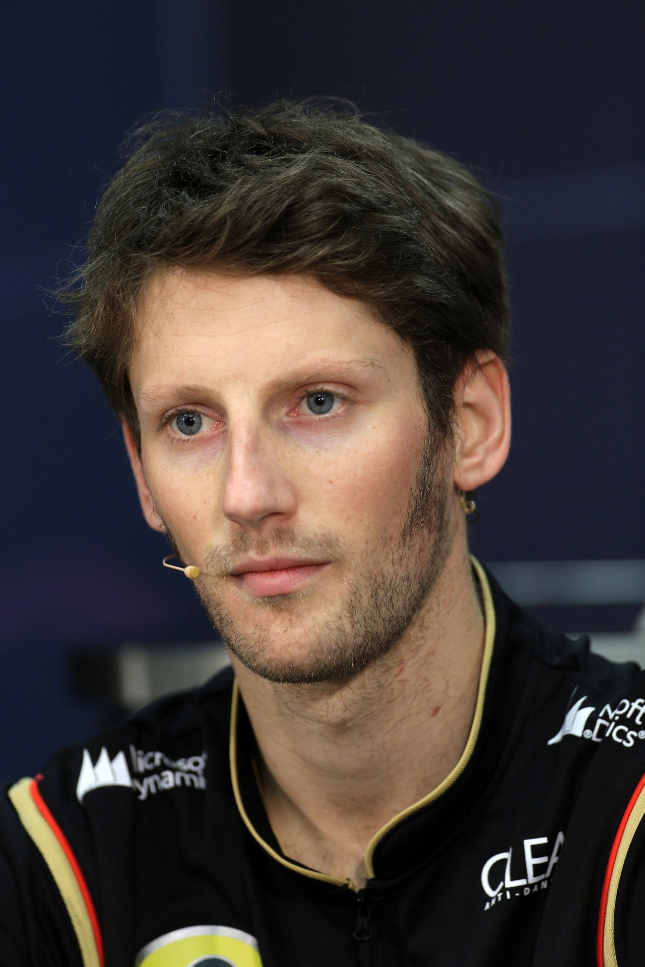 22.05.2013- Press conference, Romain Grosjean (FRA) Lotus F1 Team E21 