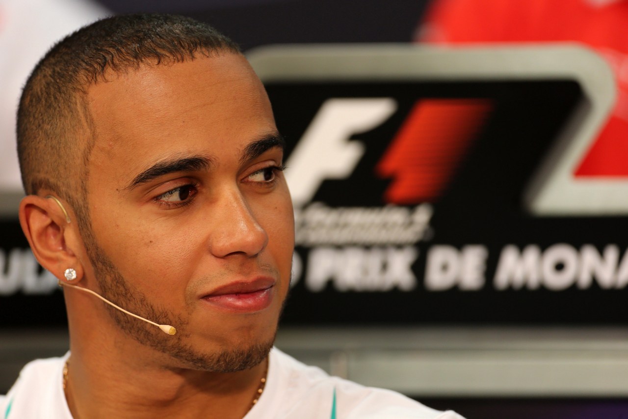 22.05.2013- Press conference, Lewis Hamilton (GBR) Mercedes AMG F1 W04 