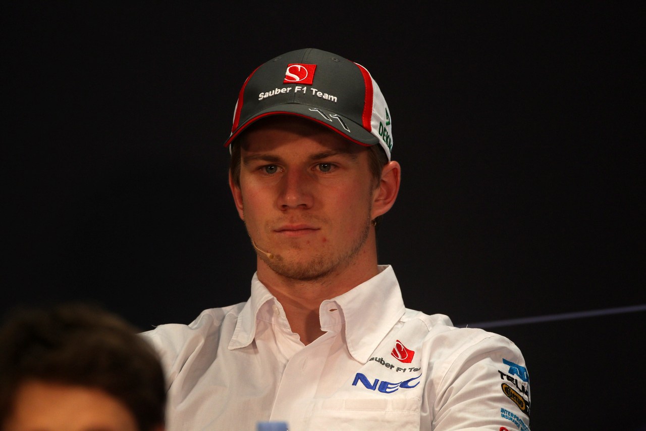 22.05.2013- Press conference, Nico Hulkenberg (GER) Sauber F1 Team C32 