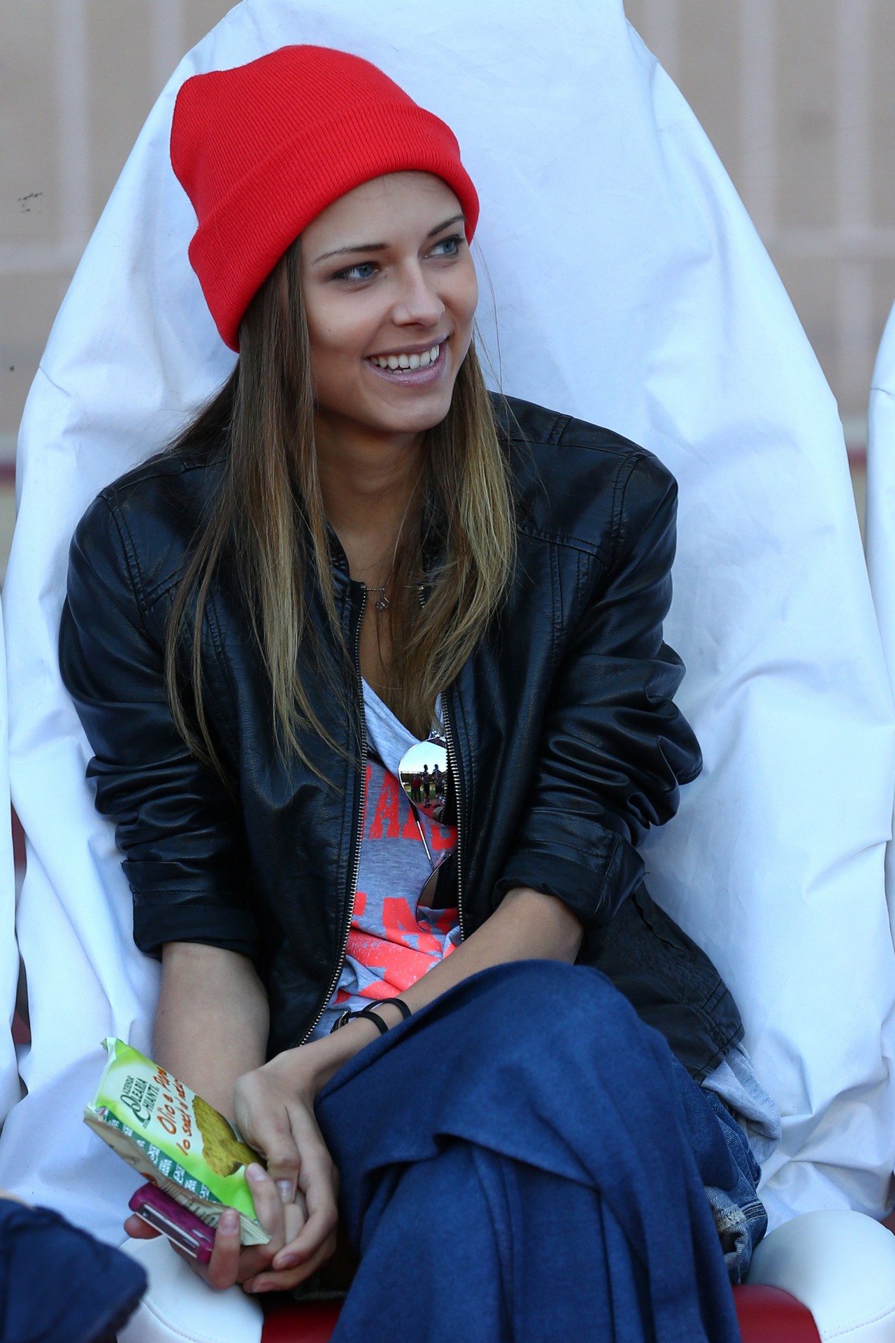 Dasha Kapustina (RUS), girlfriend of Fernando Alonso (ESP) Ferrari
