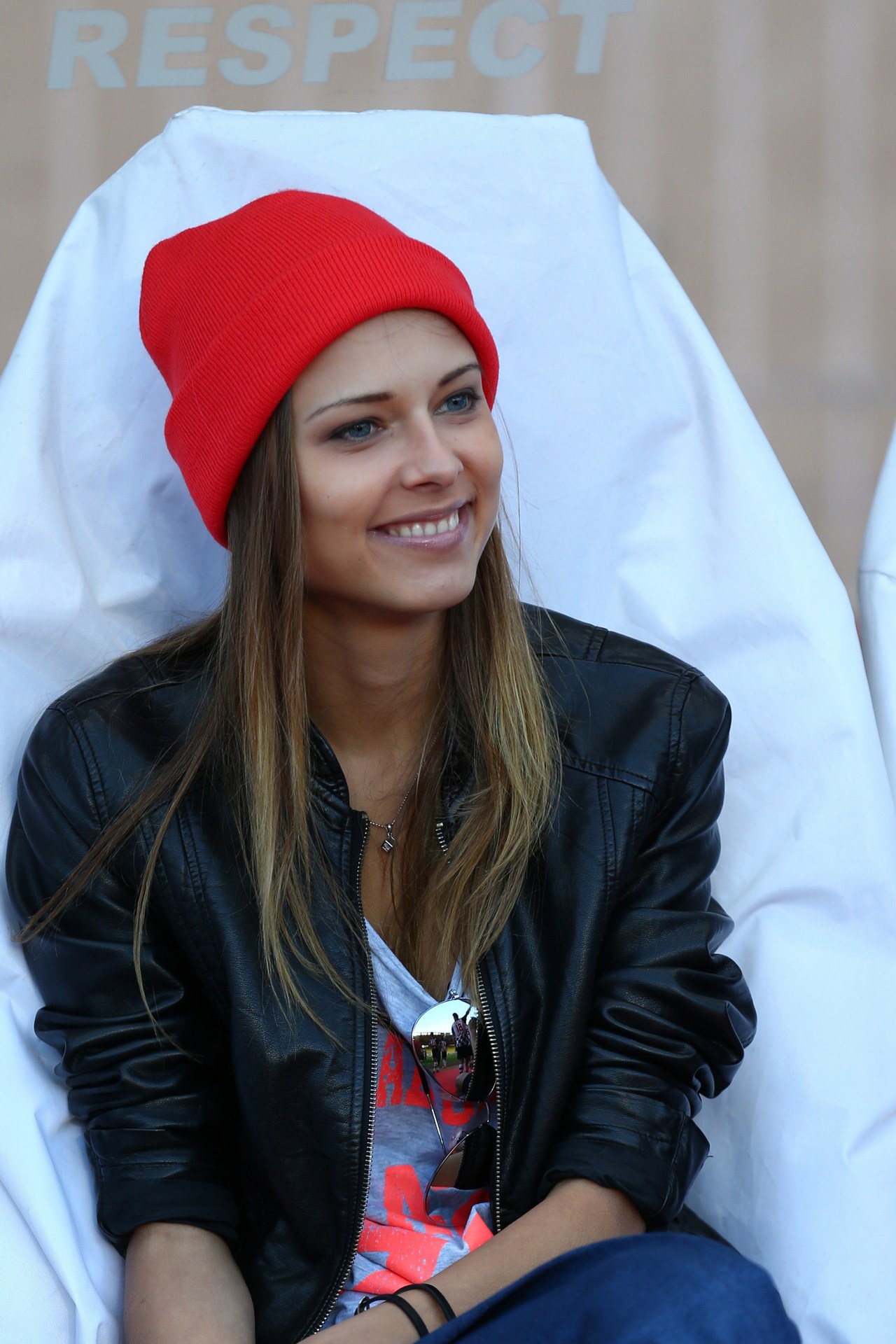 Dasha Kapustina (RUS), girlfriend of Fernando Alonso (ESP) Ferrari
