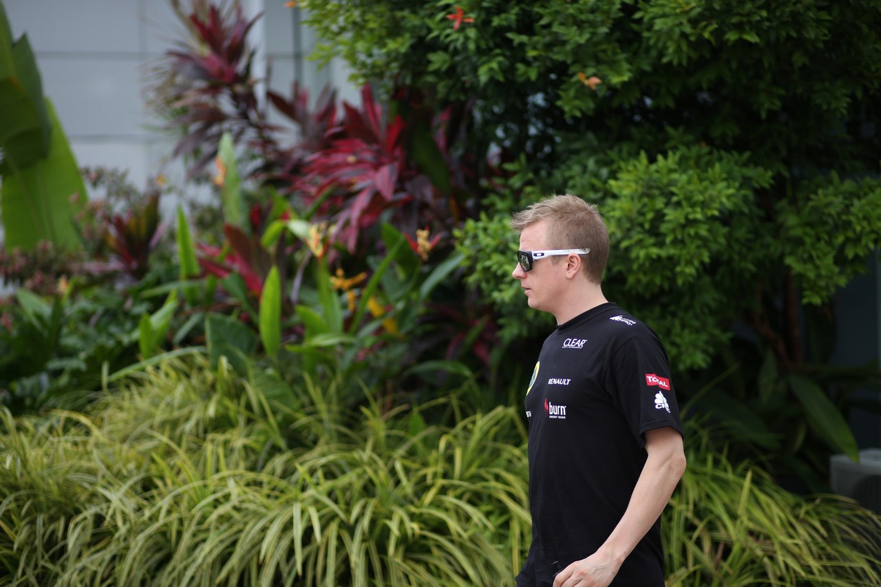 21.03.2013- Kimi Raikkonen (FIN) Lotus F1 Team E21