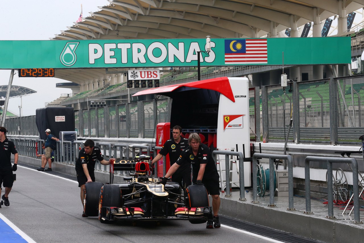 Formula 1 - Gran Premio Malesia, prime foto da Sepang