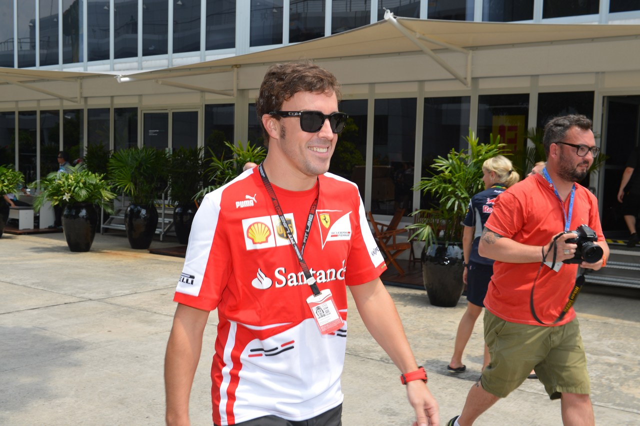 21.03.2013- Fernando Alonso (ESP) Scuderia Ferrari F138 