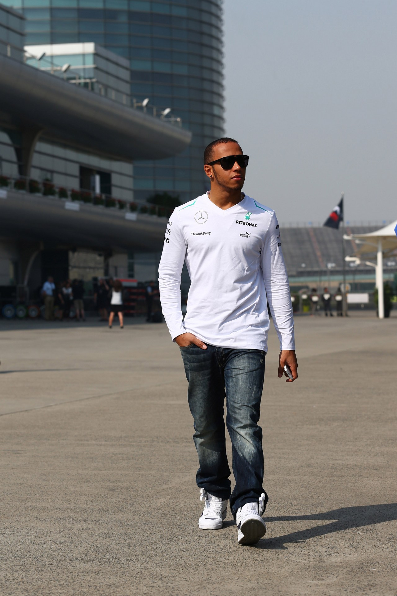 12.04.2013- Lewis Hamilton (GBR) Mercedes AMG F1 W04 