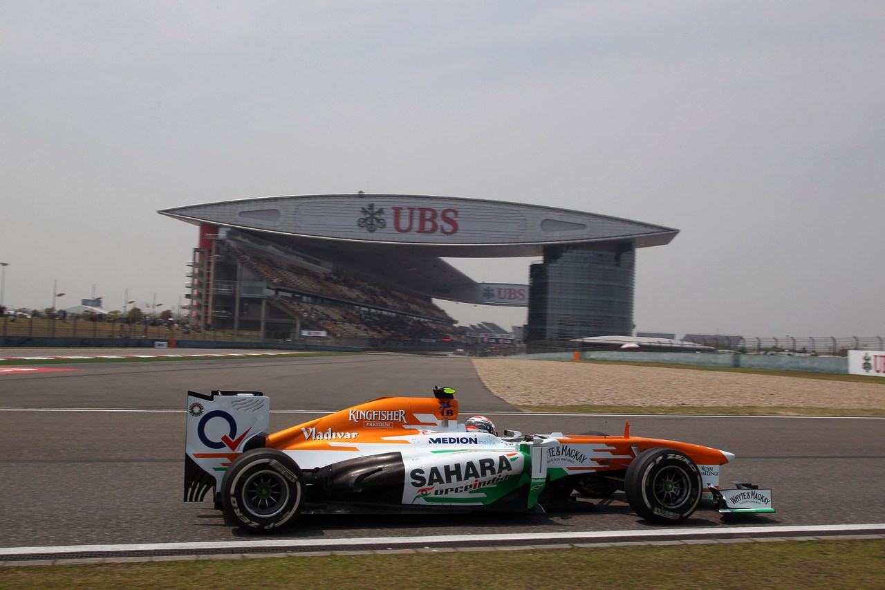 12.04.2013- Free Practice 1, Adrian Sutil (GER), Sahara Force India F1 Team VJM06 