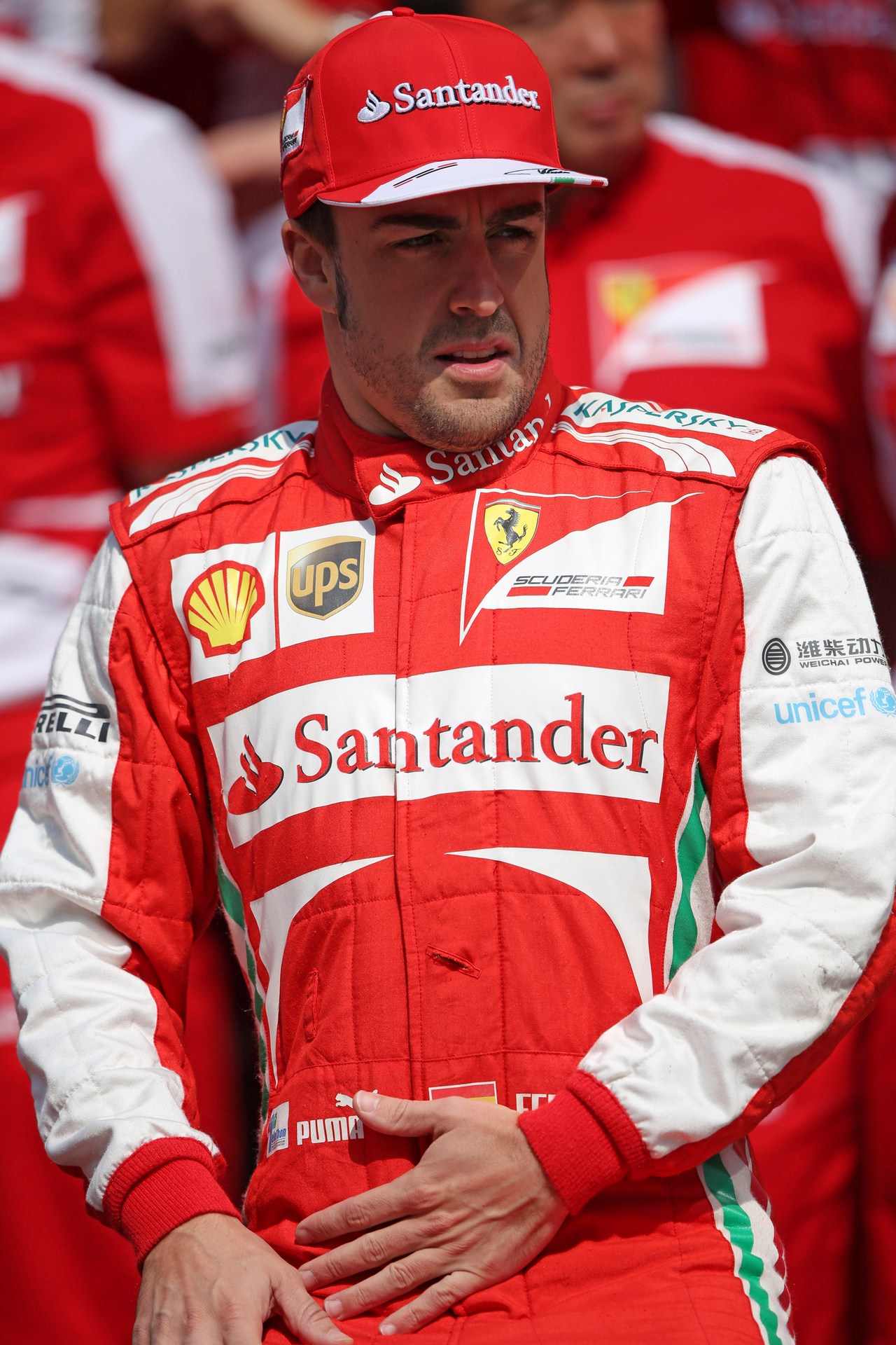 12.04.2013- Free Practice 1, Fernando Alonso (ESP) Scuderia Ferrari F138 