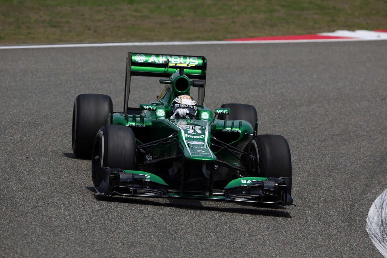 12.04.2013- Free Practice 1, Giedo Van der Garde (NED), Caterham F1 Team CT03 
