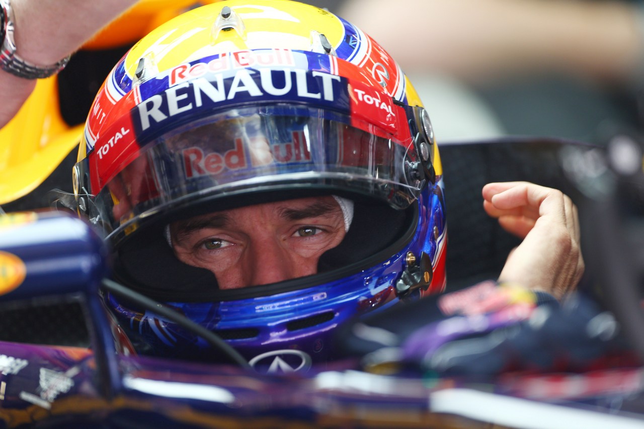 12.04.2013- Free Practice 1, Mark Webber (AUS) Red Bull Racing RB9 