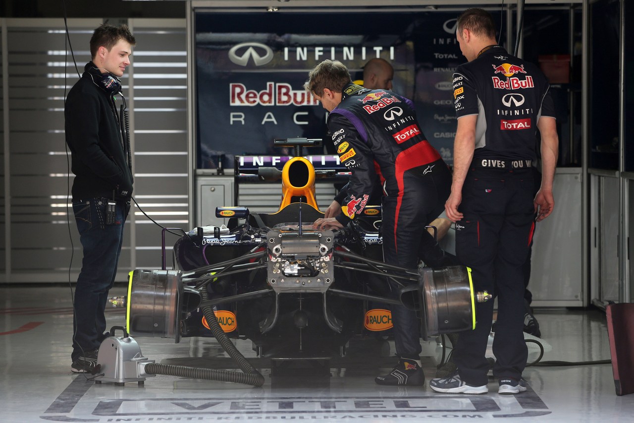 12.04.2013- Sebastian Vettel (GER) Red Bull Racing RB9