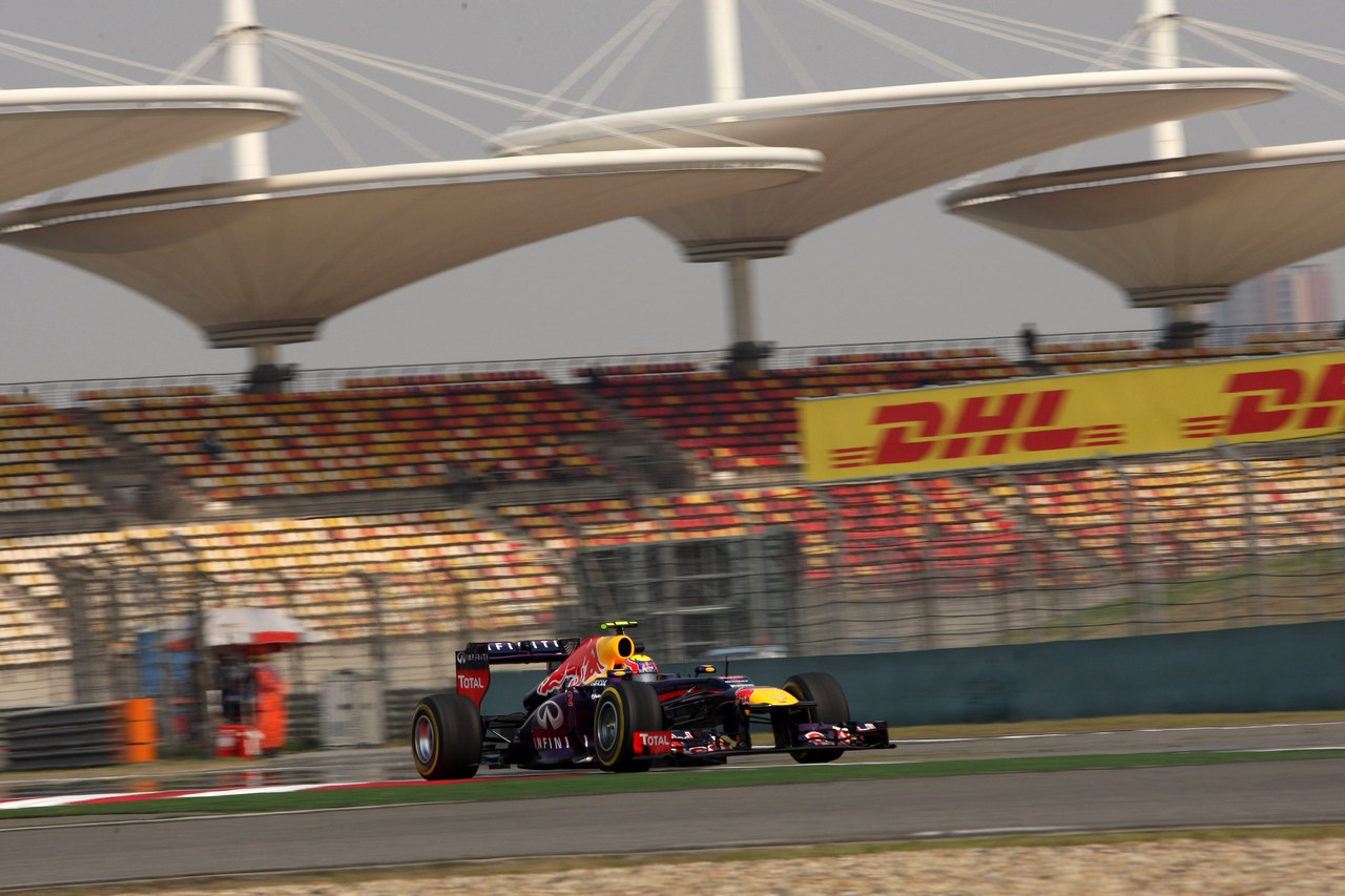 12.04.2013- Free Practice 2, Mark Webber (AUS) Red Bull Racing RB9 